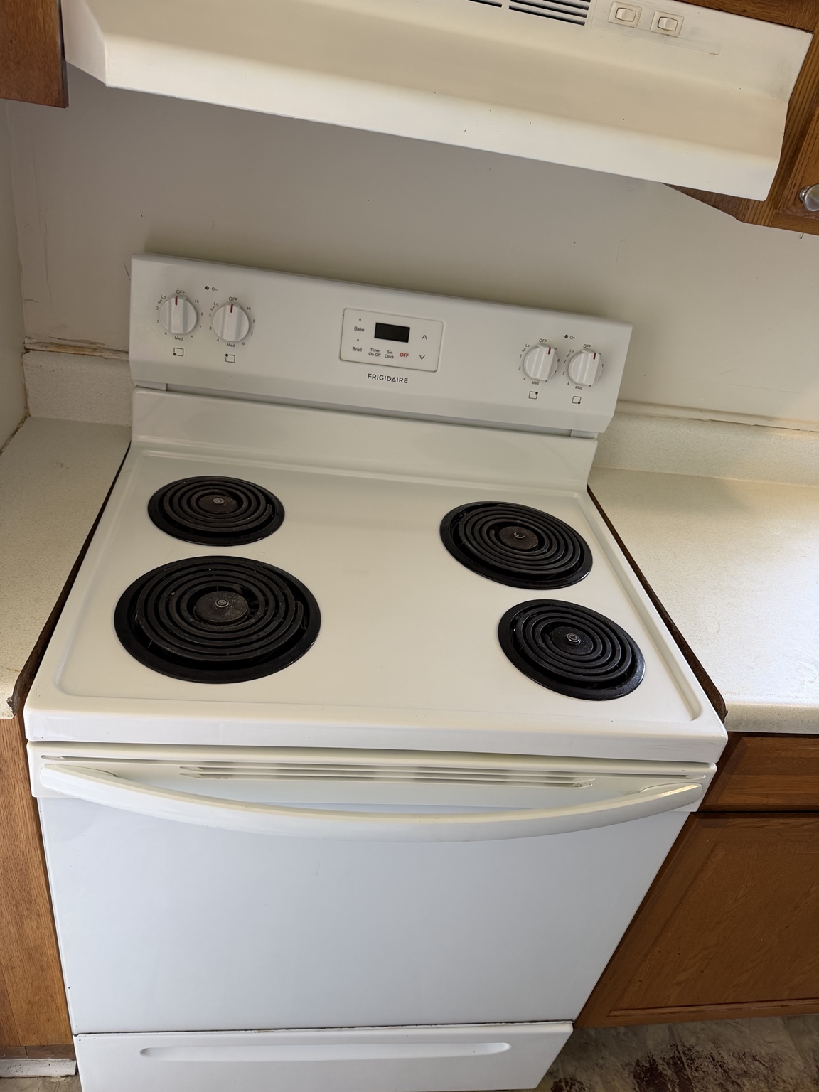 Clean stove after cleaning