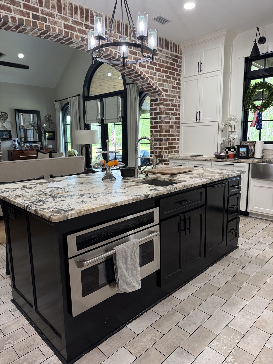 Clean bright kitchen after professional cleaning